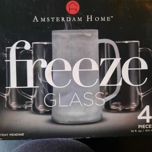 Freezable Glass Mugs